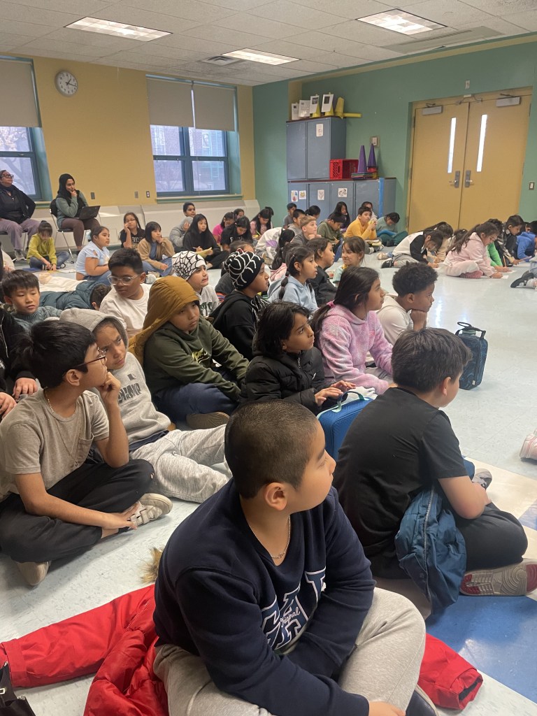 students in audience